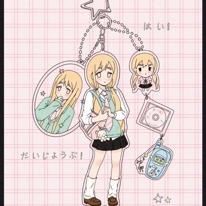 Anime%20K-ON%20Hirasawa%20Yui%20Akiyama%20Mio%20Tainaka%20Ritsu%20Nakano%20Azusa%20Kotobuki%20Tsumugi%20Acrylic%20Keyring%20Cosplay%20Keychain%20Accessory%20Props%20-%20Image%204