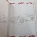 SPORTS CARS COLOURING BOOK. 