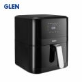 Glen Air Fryer, 6.0 Litre Digital Controls, 7 Pre Set Menu Timer, Temperature Control, 1500W -Black. 
