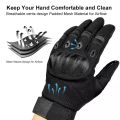 Super Fiber Men's Tactical Gloves Protection Shell Men Women Riding Hard Knuckle Full Finger Touch Screen Motorcycle Gloves. 