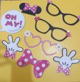 Unique Disney Minnie Mouse Photo Booth Props  Assorted Designs. 