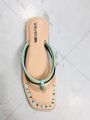 New Design Flat and Slim Two Ribbon Exclusive Fashionable Slipper Sandal For ladies Girls and Women's. | Two Fita. 