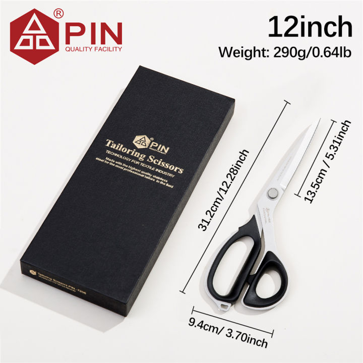 PIN%20Lightweight%20Heavy%20Duty%20Tailor%20Scissors%208"10"12",%20Premium%20%20Knife%20Edge%20Fabric%20Shears%20for%20Clothes,%20Leather%20&%20Office%20-%20Image%207