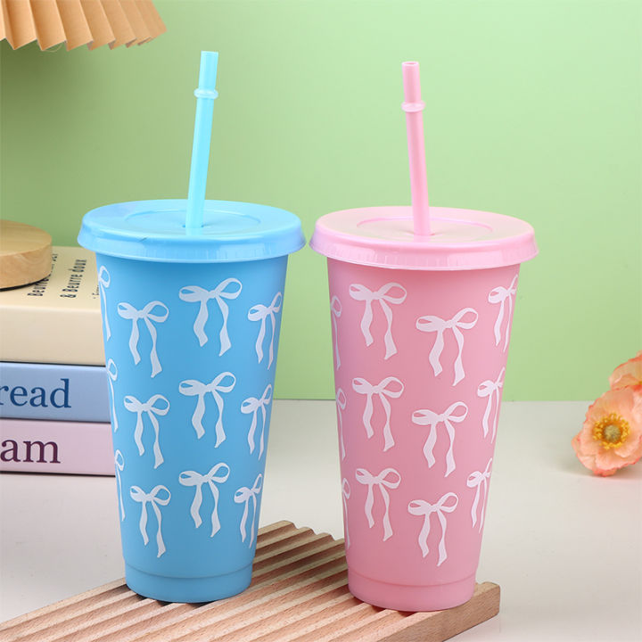 1Pc%20With%20Straw%20Lid%20Coffee%20Juice%20Tea%20Cute%20Tumbler%20With%20Straw%20Plastic%20Cups%20Summer%20%20710ML%20Kawaii%20Bow%20Reusable%20Party%20Cups%20-%20Image%204