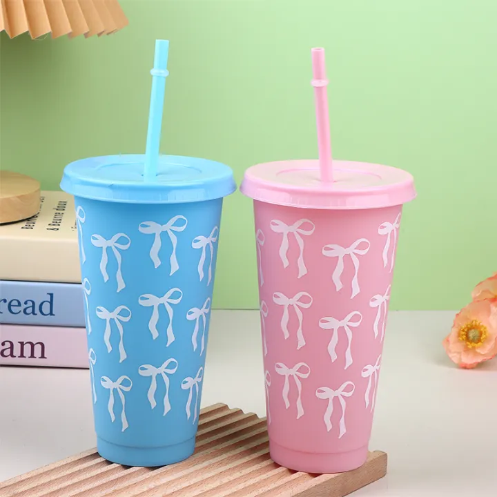1Pc%20With%20Straw%20Lid%20Coffee%20Juice%20Tea%20Cute%20Tumbler%20With%20Straw%20Plastic%20Cups%20Summer%20%20710ML%20Kawaii%20Bow%20Reusable%20Party%20Cups%20-%20Image%204
