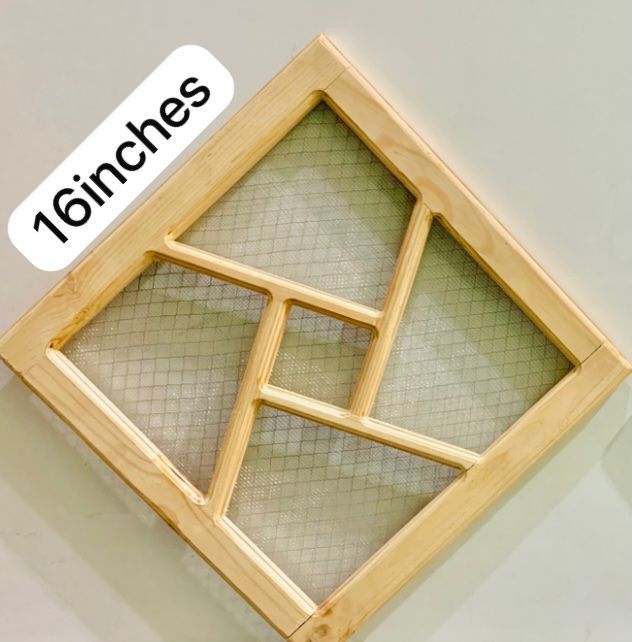 wooden Roshan Dan 16 inches and 14 inches