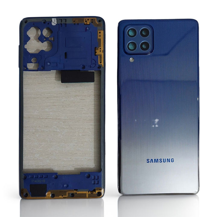 Samsung%20Galaxy%20M62/%20Samsung%20Galaxy%20F62%20Middle%20Bezel%20Housing%20Frame%20and%20Back%20Panel%20Without%20Front%20LCD%20Frame%20Panel%20-%20Image%202