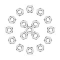 50 Pieces 1/4"-20 Stainless Hex Nut, Stainless Steel (304) 18-8 Nuts.