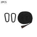 2Pcs High Bearing Capacity Hammock Straps 600lbs Breaking Strength Polyester Hammock Belt Rope 5 Ring Correias De Poliéster. 