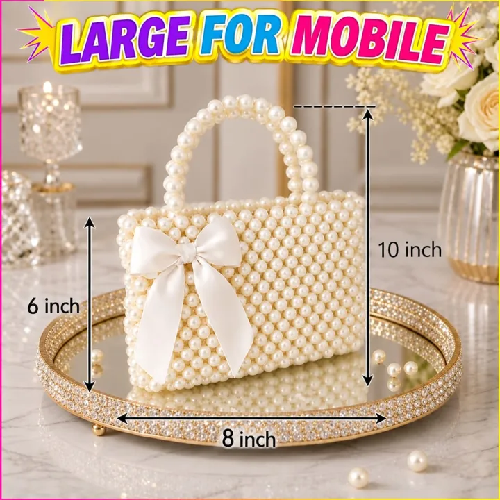 Elegant%20Mini%20Handmade%20Pearl%20Bag%20With%20Ribbon%20Bow%20%E2%80%93%20Versatile%20Design%20for%20Crossbody%20and%20Shoulder%20Carry%20-%20Wedding%20Clutch%20-%20Image%209