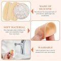6pcs Invisible Silicone Bra Strap Pads, Non-Slip & Traceless Pressure-Relief, White/Black Options.