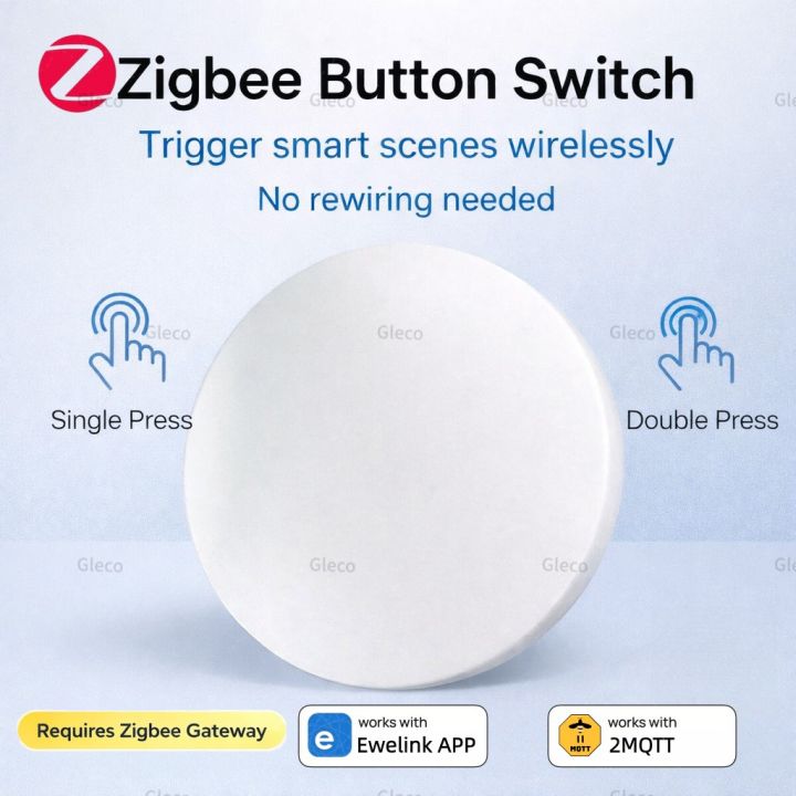 Zigbee Smart Push Button Wireless Scene Switch Ewelink App Remote ...