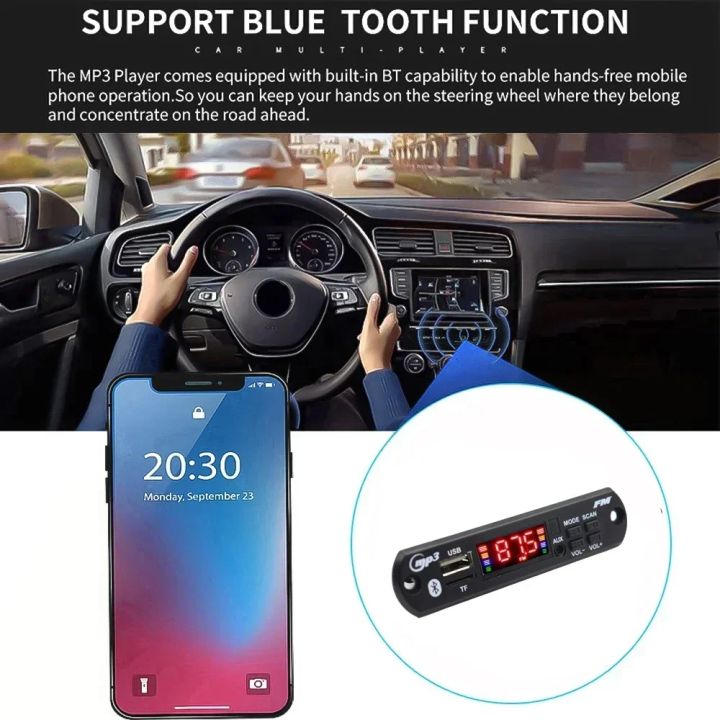 12V%20DIY%20MP3%20Player%20Bluetooth%205.0%20MP3%20Decoder%20Board%2080W%2050W%20Amplifier%20Audio%20Player%20Car%20FM%20Radio%20Module%20TF%20USB%20Mic%20Record%20Call%20-%20Image%204