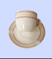 Ceramic Tea Cup Set with Saucer- 12 Pcs  Set of 6.. 