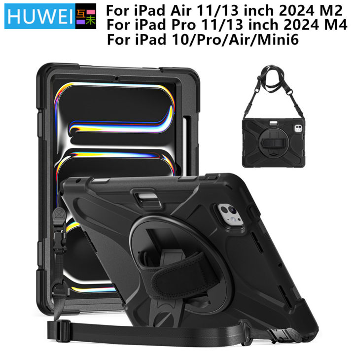 Custodia In Similpelle Con Supporto Per IPad &ndash; Compatibile Con 11&Prime; Air Mini Pro E Molte Altre Generazioni &ndash; Portapenne Integrato