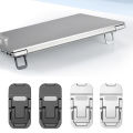 2/4pcs Portable Zinc Alloy Laptop Support Stand With 2 Adjustable Angles Foldable Invisible Laptop Riser For Macbook Notebook. 