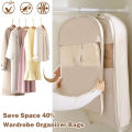 1pc Clothing Compression Bag Wardrobe Organizer Down Jacket Compression Storage Bag Save Space closet Clothes Organizer Bag. 