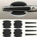 8PCS door handle sticker, scratch-proof car door protective sticker, door bowl protective film. 