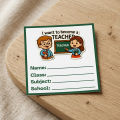 I want to become teacher School book labels, student name labels, custom school labels, book name tags, book cover stickers, school supply labels, durable book labels, kids book labels, school sticker labels, classroom labels, book identification sticker. 