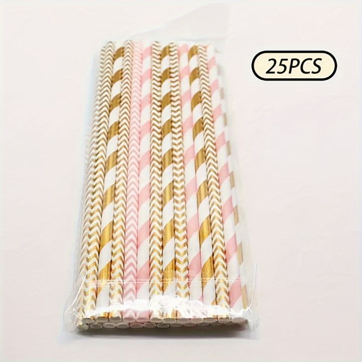 25/50pcs%20Pink%20&%20Golden%20Striped%20Biodegradable%20Paper%20Straws%20Set%20for%20Juices%20Cocktails%20Smoothies%20Eco-Friendly%20Drinkware%20Accessory%20-%20Image%207