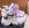 Girls Trendy Platform Sneakers | Modern Chunky Sole Shoes | Fashionable Casual Footwear. 