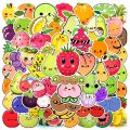 55 Pcs Stickers Kawaii Cartoon Fruits stickers For laptop Mobile Customised your own Stickers. 