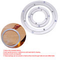 1Pc Heavy Duty Aluminium Alloy Rotating Bearing Plate Turntable Round Dining Table Bearings Swivel Plate 4in/6in/8in/10in.