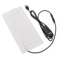 1set USB Clothes Heater Pad with DC connector Clothes Heating Mat For Neck Lumbar Abdomen Warming Winter Heat Mat. 