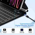 GOOJODOQ Magnetic Keyboard for iPad Air 11-inch (M2) 2024 & iPad Pro 11 inch (4th/3rd/2nd/1st) Gen 2022,iPad Air 5th/4th Gen 10.9",Click-Anywhere Trackpad with 7 Color Backlit Floating Keyboard-Black. 