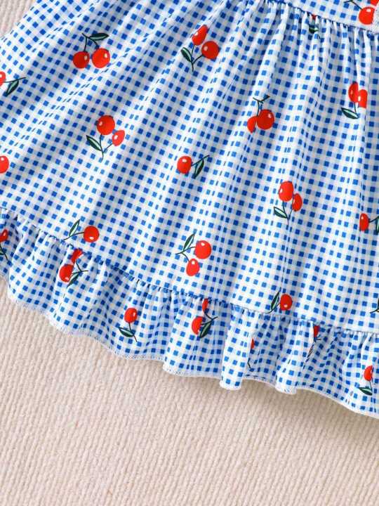2-piece%20set%20of%20newborn%20baby%20girl%20pink%20cartoon%20strawberry%20plaid%20printed%20dress,%20cute,%20sweet,%20fresh%20bow%20headband,%200-3%20months%20old,%20s%20-%20Image%204