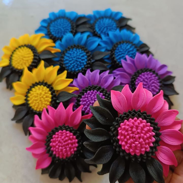 Artificial Multicolor Sunflower