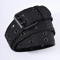 New Men Breathable Nylon Fabric Belt outdoor sport Belt Pin Buckle Trousers Jeans Belt.