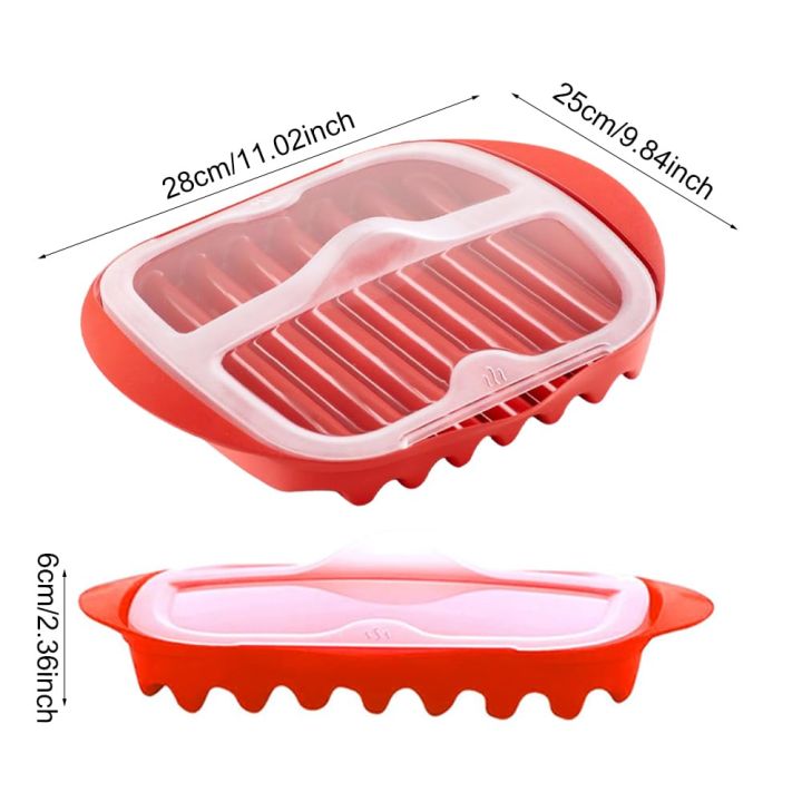 Microwave%20Bacon%20Baking%20Tray%20(With%20Splash-Proof%20Cover)%20Bacon%20Baking%20Tray%20Convenient%20And%20Fast%20Maker%20Efficient%20Kitchen%20Cooking%20Tool%20-%20Image%204