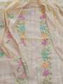 2 piece paper cotton tarkashi design beautiful embroidery for women & girls unstitched. 