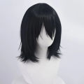 Anime Fyodor Dostoevsky Cosplay Wig Black Simulated Scalp Fyodor D Dostoevsky Heat Resistant Hair Fyodor Wigs.