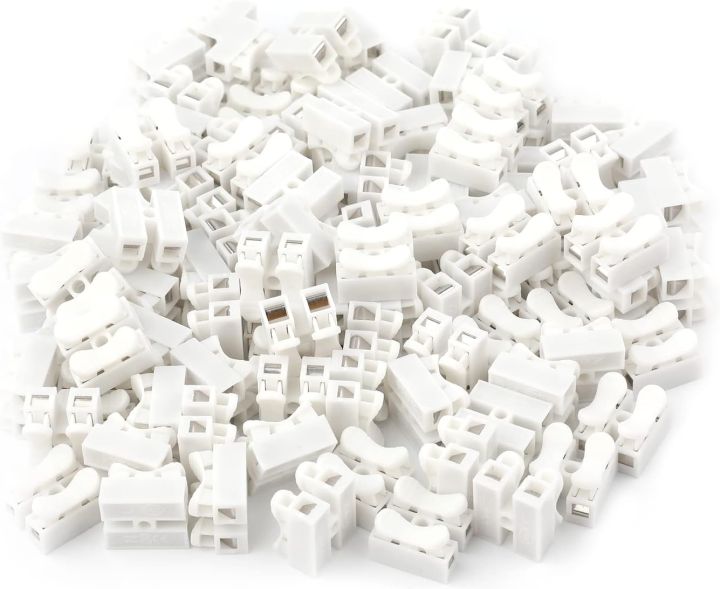 Kabelklemme CH2 20x CH2 Quick Connector – Lötfreier Kabelverbinder Für LED-Streifen, Klemmblock & Schraubklemme (ICA3 Kabelklemme CH2 20x CH2 Quick Connector – Lötfreier Kabelverbinder Für LED-Streifen, Klemmblock & Schraubklemme (ICA3