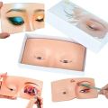 1PC Reusable 5D Silicone Makeup Practice Mask – Mannequin Training Face Board for Eyelash, Eyebrow & Cosmetic Application. 