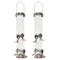 Outdoor dedicated hanging metal bird feeder 430 stainless steel bird cage. 