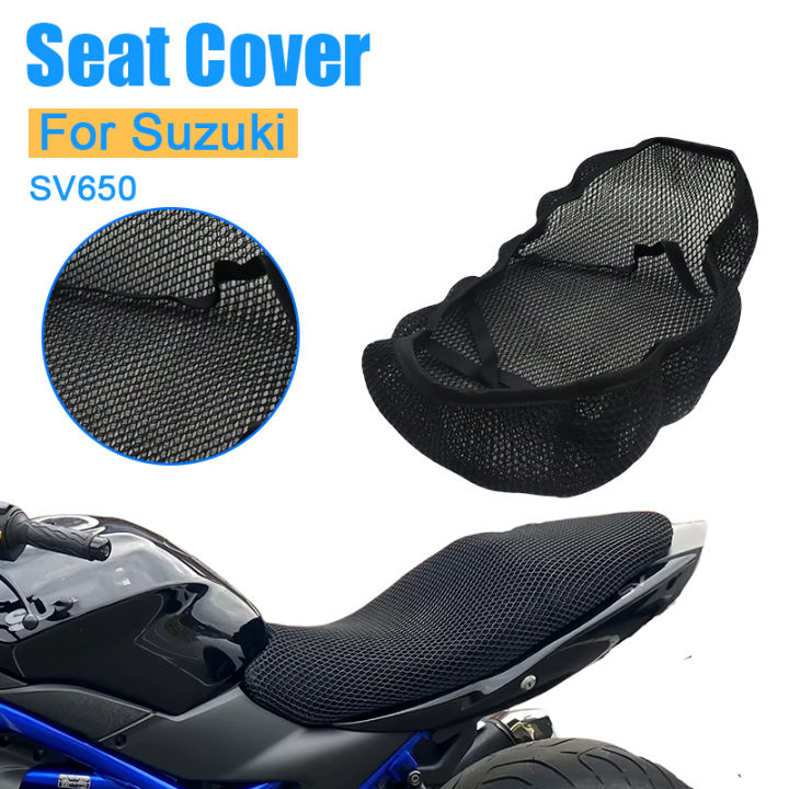 For%20Suzuki%20SV650%20SV%20650%203D%20Mesh%20Motorcycle%20Seat%20Cover%20Breathable%20Airflow%20Cushion%20Waterproof%20Sunproof%20Durable%20-%20Image%202