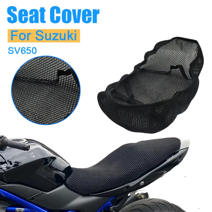 For%20Suzuki%20SV650%20SV%20650%203D%20Mesh%20Motorcycle%20Seat%20Cover%20Breathable%20Airflow%20Cushion%20Waterproof%20Sunproof%20Durable%20-%20Image%202