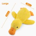 Pet Plush Toy Dog Calming Duck Companion Sleeping Duck Toys Chew Toy Durable Squeaky for Puppy Pet Teeth Cleaning Chew Pet Toy.