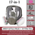 Suitable for multiple scenarios 6800 Full Face Gas Mask: Anti-Fog, Dust Proof & Formaldehyde Protection | Industrial Safety. 