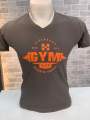 T-shirt v shape neck. 