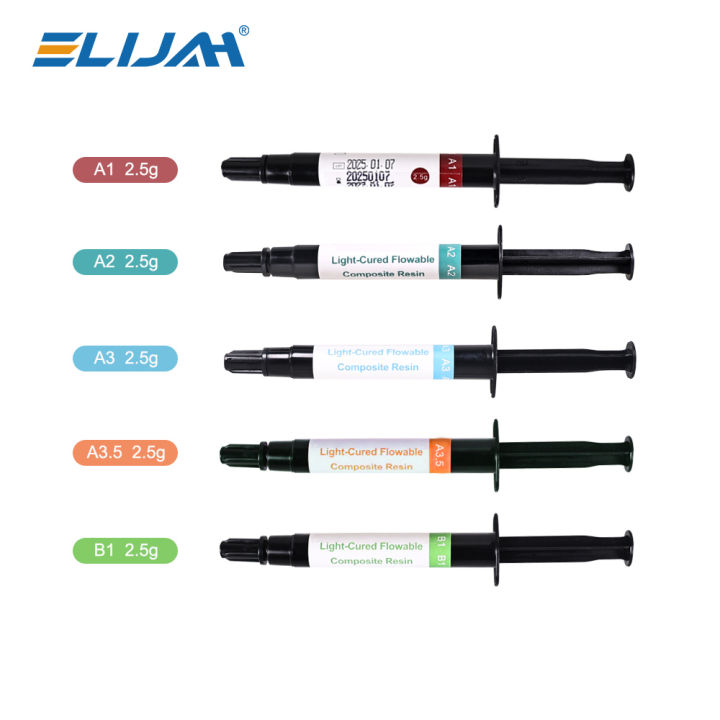 Dental%20Flowable%20Composite%20Light%20Cure%20Resin%20Kit%20%20A1/A2/A3/A3.5/B1%20Biocompatibility%20Crown%20restoration%20Dentistry%20Filling%20Materials%20-%20Image%202