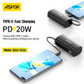 Aspor A A Mah Mini Pocket Power Bank Pd W Fast Charging