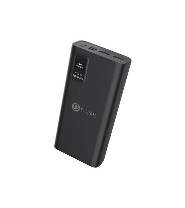 Danny Titan T-100 20000mAh Power Bank – Dual USB Output, Fast Charging, Digital Display