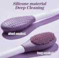 Silicone Double Head Mask Brush, SiliconeFace Wash Brush, Mud Film Special ScraperApplicator, Facial Cleansing Brush, CleaningTool. 