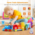 Montessori Farm Train/Surprise Party Set for Toddlers Learning Counting, Matching & Sorting Fine Motor Skills,Preschool Toy .