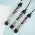 [F] EU Plug Adjustable Temperature Thermostat Heater Rod Glass Aquarium Heater 25-300W Submersible Fish Tank Water Heating Rod. 