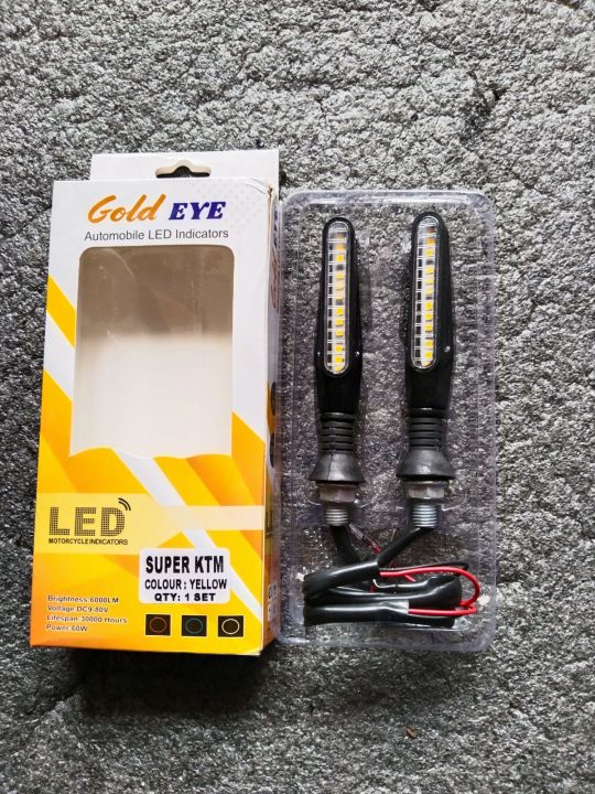 Universal Running Led authentic KTM style indicator / side light 2pc